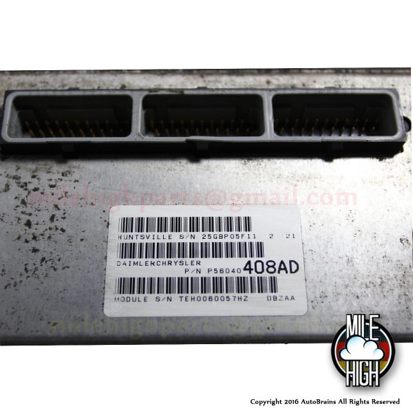 2000 Dodge Durango OEM Engine Computer ECU ECM 5.9L 56040408AD 56040 408AD