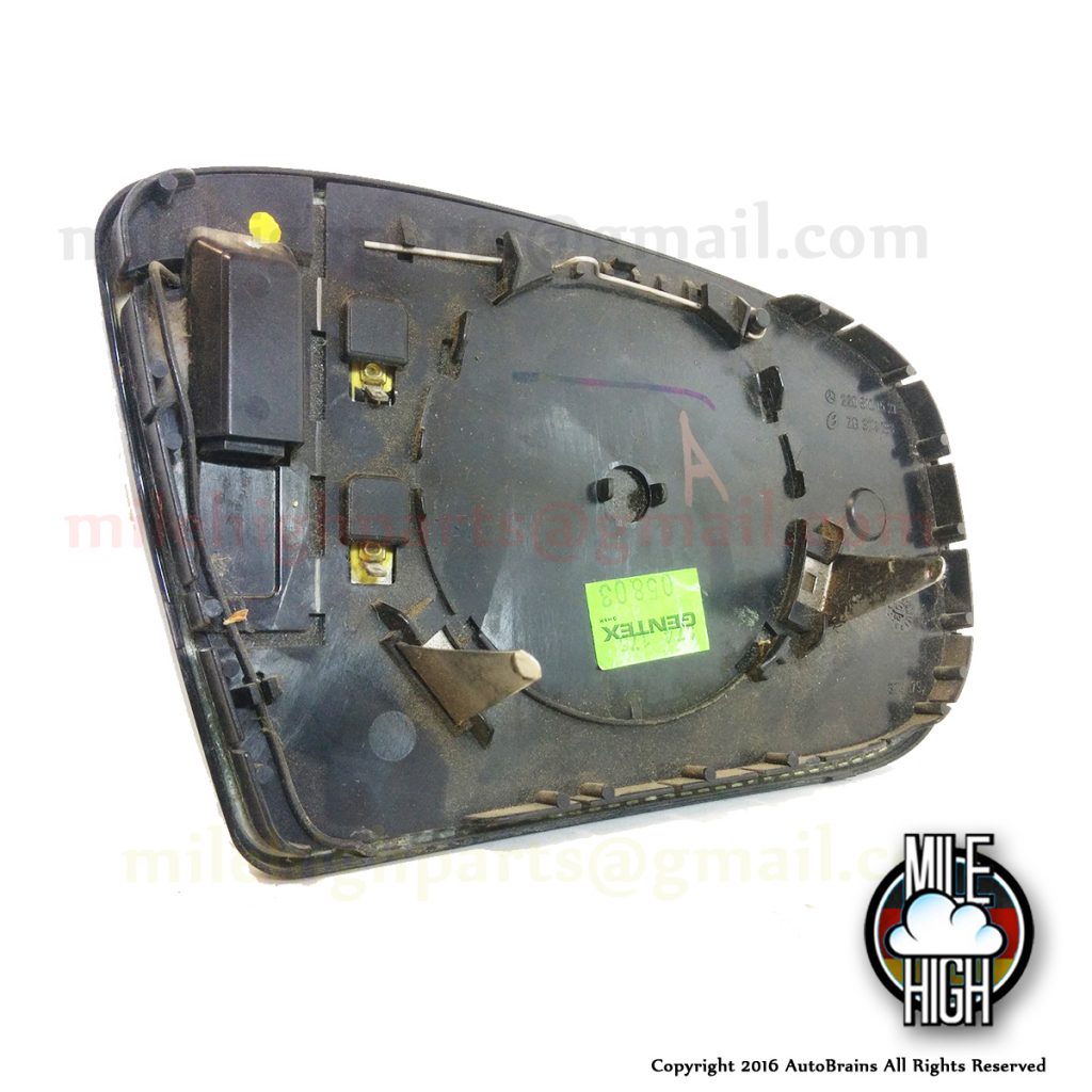 0306 Mercedes W220 S Class LH Driver OEM Auto Dimming Mirror Glass