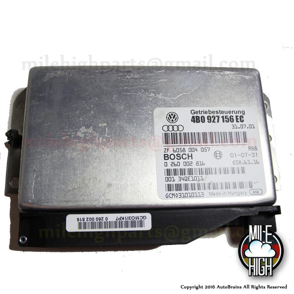 02 03 04 Audi A6 4.2L Quattro Transmission Control Computer TCM TCU 4.2 C5