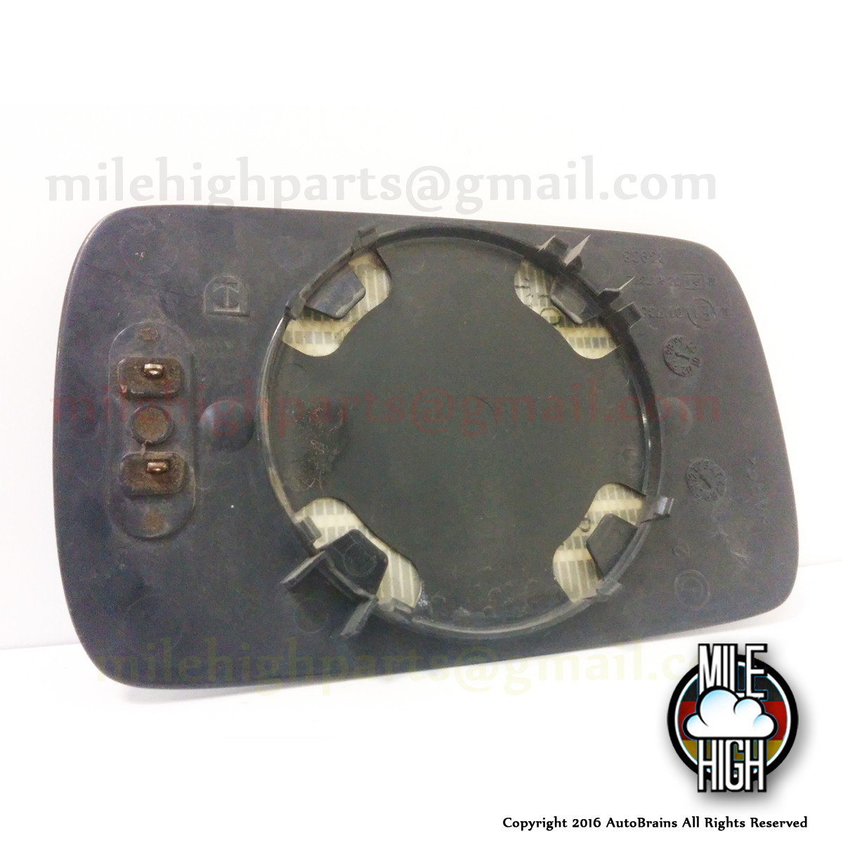 92-05 BMW 3 & 5 Series Passenger RH Heated Mirror Glass OEM E36 E46 E39