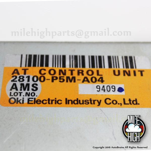 98 99 00 01 Honda Prelude Automatic Transmission Control Module TCM TCU A/T