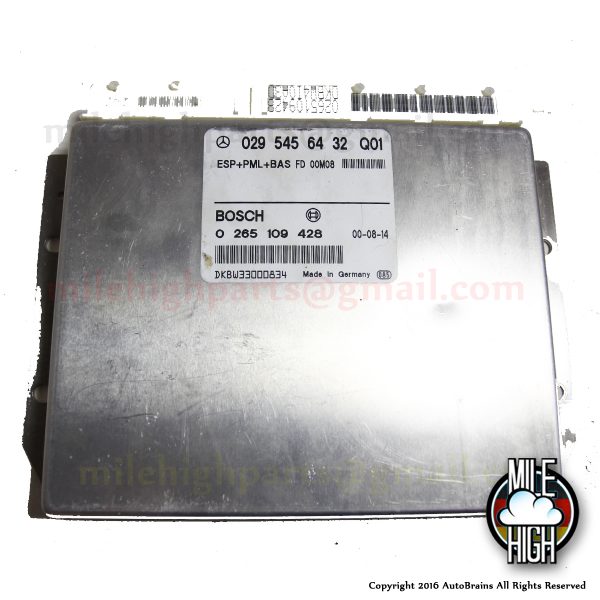 00 01 02 Mercedes W210 E430 E320 ESP BAS ABS Traction Control Module ECU TCM