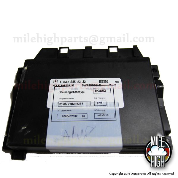 00-07 Mercedes CLK W210 E430 4MATIC EGS52 Transmission Control TCM TCU Low Miles