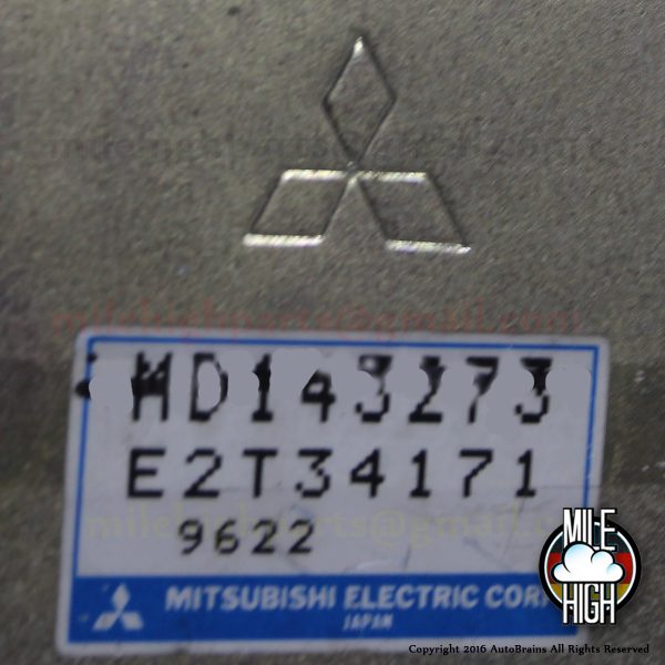1990 Mitsubishi Mighty Max Dodge D50 Pickup Engine Computer ECU Cali 90