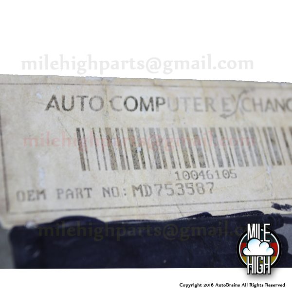 91 92 Dodge Stealth Transmission Computer TCU ECU DOHC Fwd