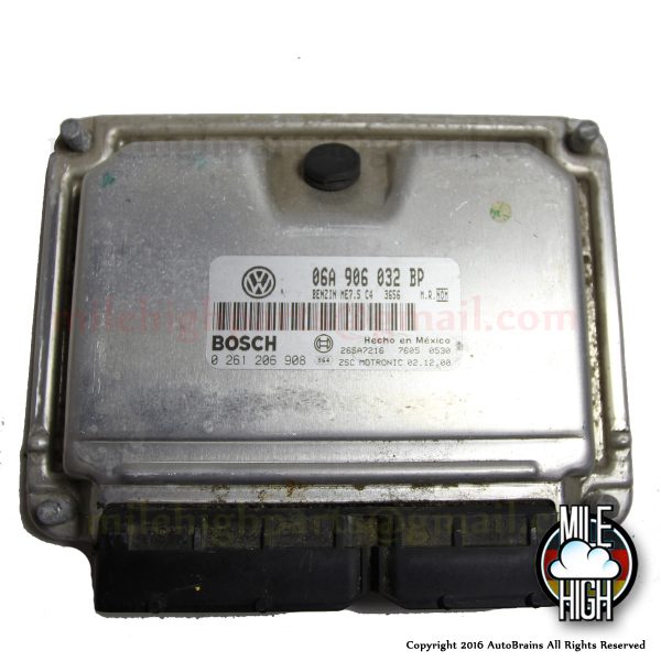 00 01 VW Golf Jetta 2.0L MT OEM Engine Computer ECU ECM 2001 2000 06A 906 032 BP