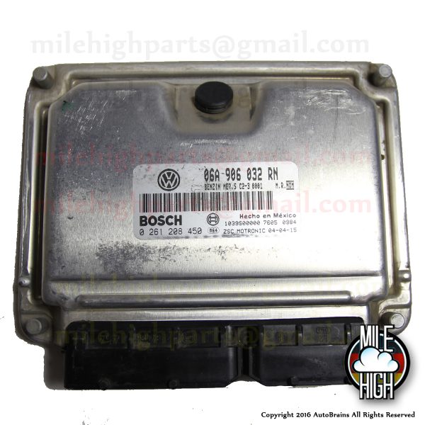 2004 VW Jetta Golf GTI GLI 1.8T Engine Computer ECU ECM 6 Spd M/T 06A 906 032 RN 04