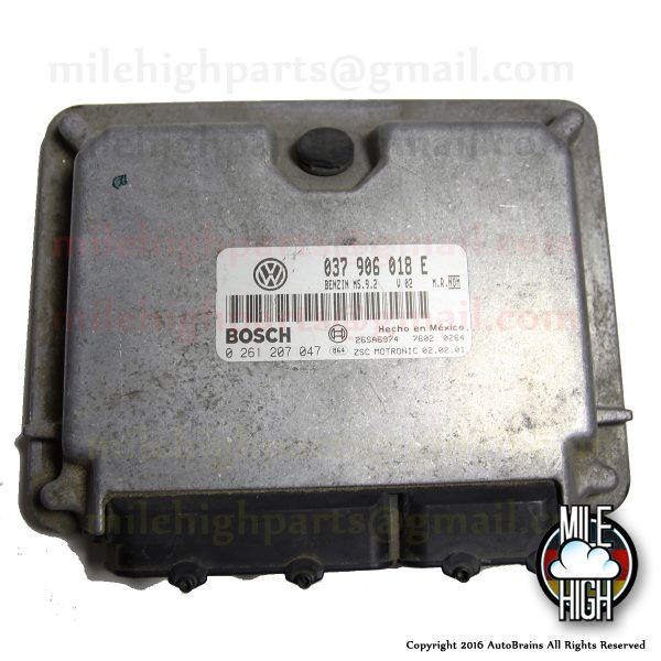 2001 VW Golf Cabrio Convertible 2.0L A/T Engine Computer ECU ECM OEM 01