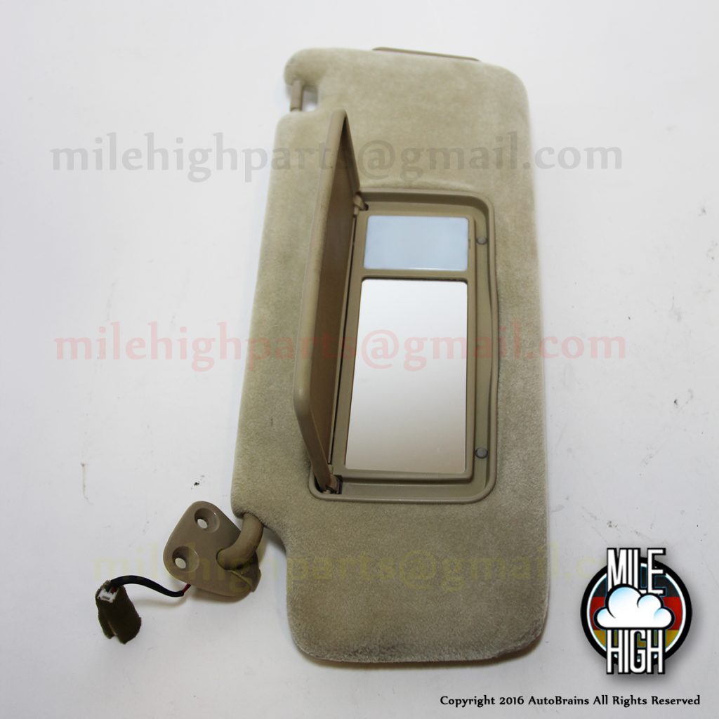 SNV-TO9183EX-LH - Sun Visor, Beige/Tan - Without Sunroof, USA Built