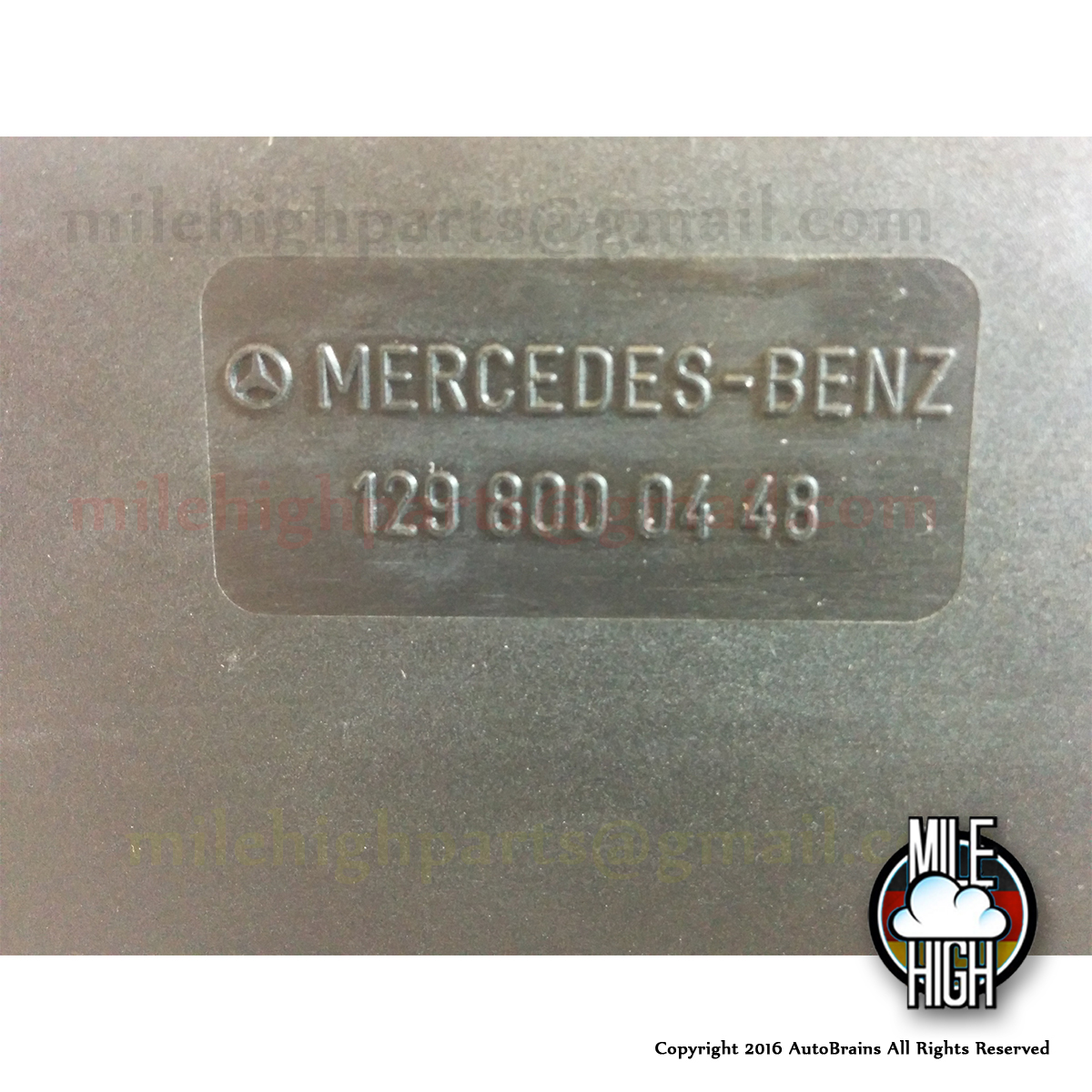 90-95 Mercedes R129 300SL SL320 Central Door Locking Vacuum Pump 1298000448 - Image 3