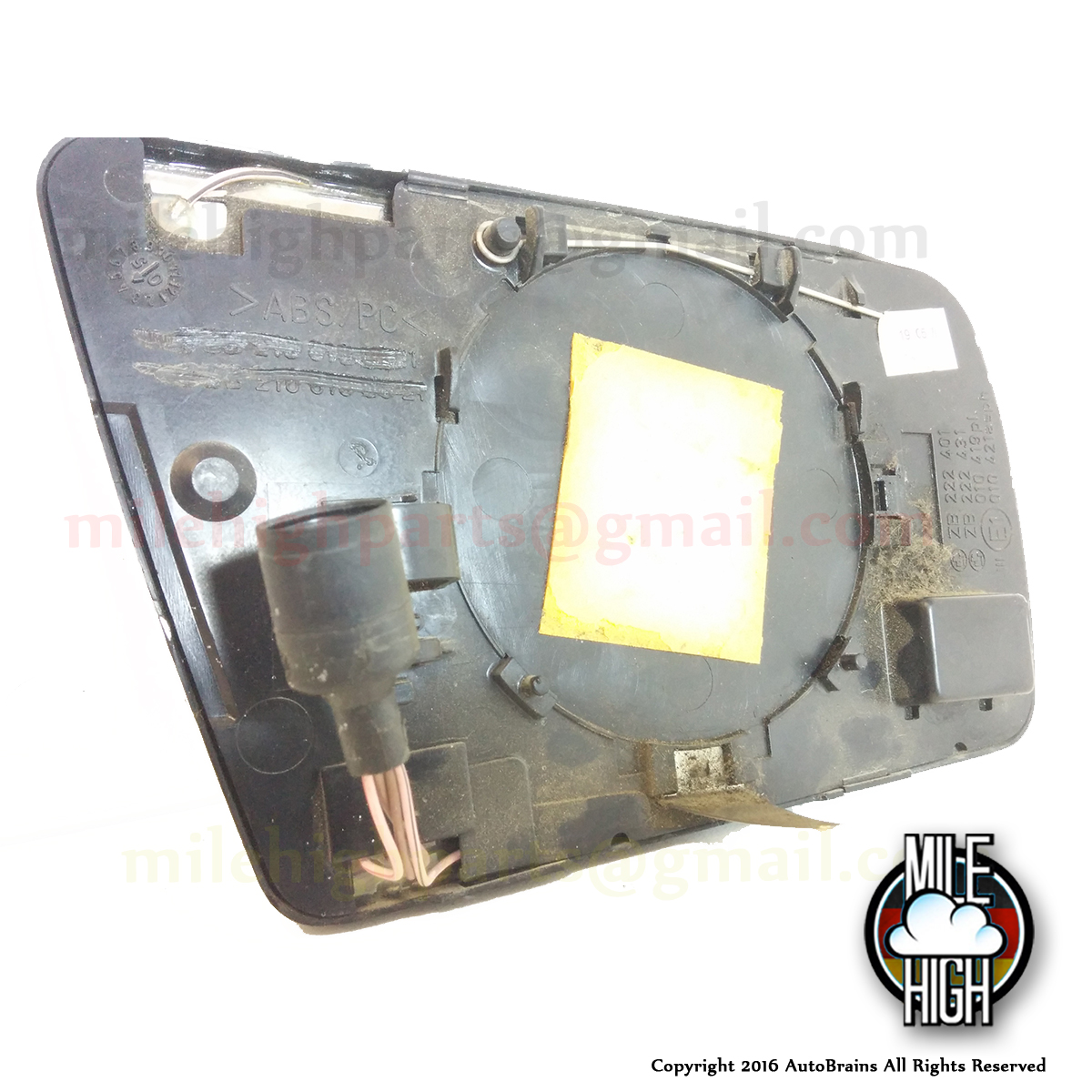 95 99 Mercedes C E S Class Driver Auto Dimming Mirror Glass