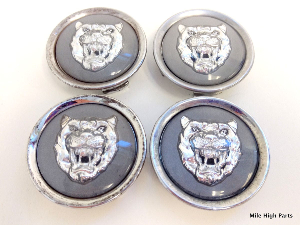 98 12 Jaguar XJ6 XJ8 SType Vanden Plas Factory Wheel Center Cap Set