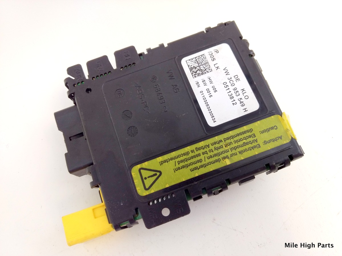 06 07 VW Passat Steering Column Control Module 3C0953549H Quality OEM Used Auto Parts