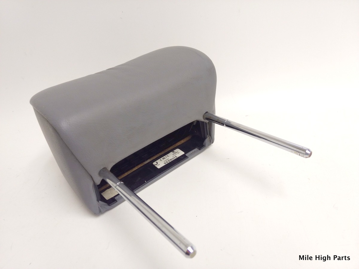 20012006 OEM BMW E46 M3 Convertible Rear Head Rests Headrest Pair Gray