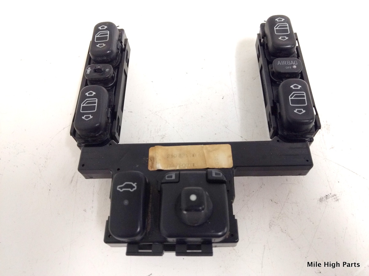 9802 Mercedes W210 W202 E C Class Master Power Window Switch 2108213951 Quality OEM Used Auto