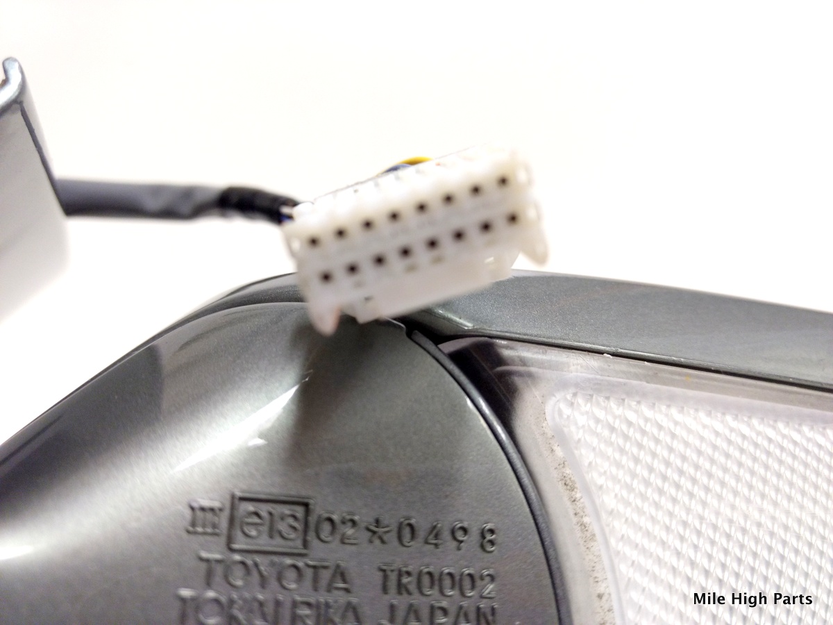 01 06 Lexus LS430 OEM Passenger Right Folding Mirror Gray e13020498 TR0002 Quality OEM Used