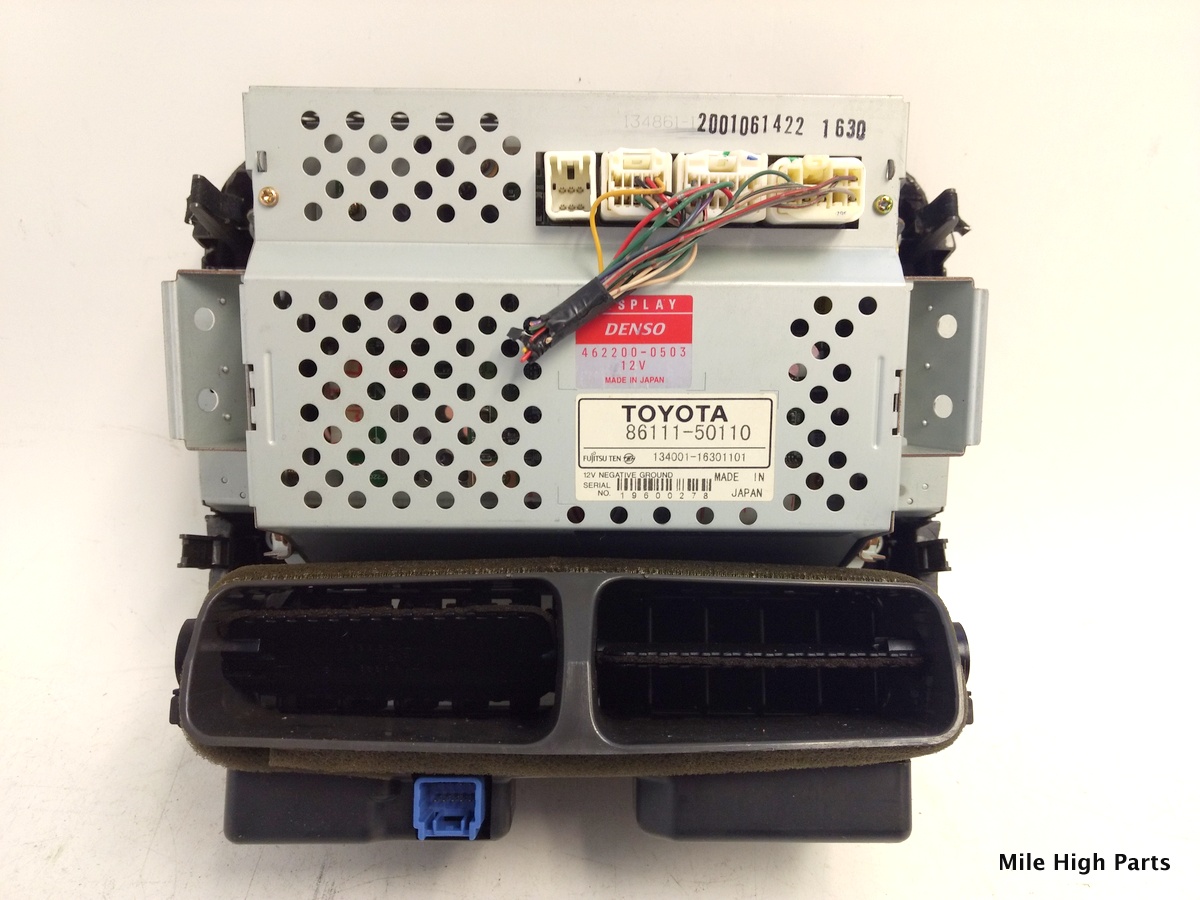 0104 Lexus LS430 GPS Navigation Head Unit + Climate Control 8611150110 Quality OEM Used Auto