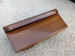 1972-1980 Mercedes Benz R107 Zebrano Wood Ash Tray Ashtray