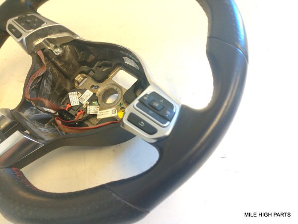2010-2014 VW Golf GTI OEM Leather Steering Wheel w/ Paddles - Image 7