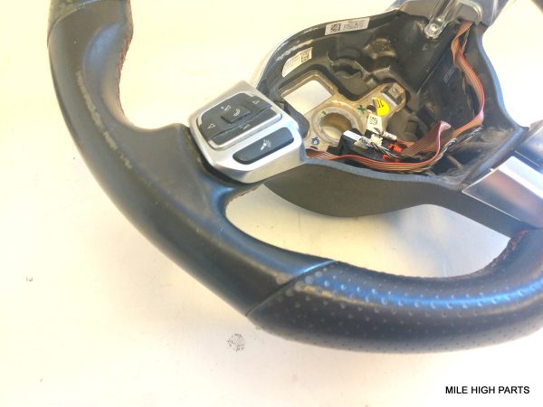 2010-2014 VW Golf GTI OEM Leather Steering Wheel w/ Paddles - Image 9