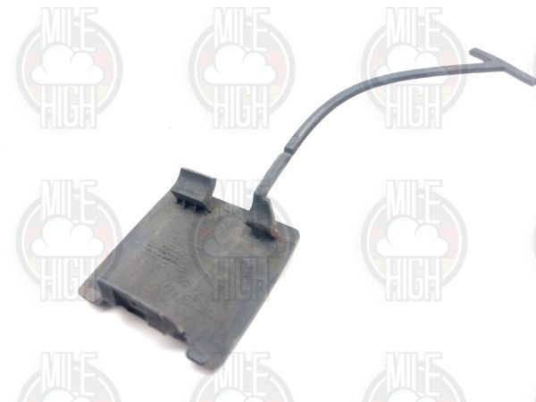 2004-2007 Volvo S40 Rear Bumper Tow Hook Cover Grey Gray Silver 30678001 - Image 2