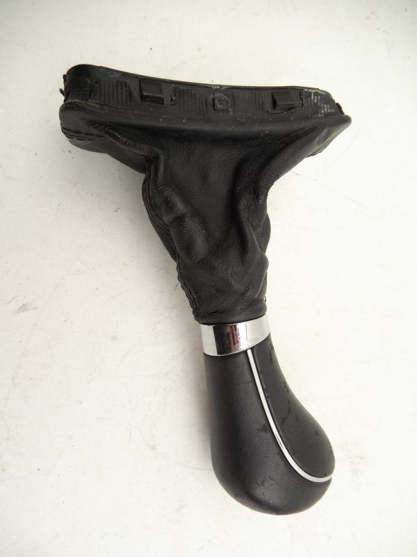 2003-2009 Mercedes W209 CLK Gear Shift Knob Boot Black Leather A2032671811 - Image 5