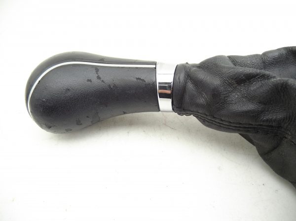 2003-2009 Mercedes W209 CLK Gear Shift Knob Boot Black Leather A2032671811 - Image 3