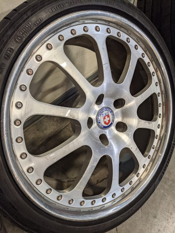 HRE Forged 19" wheel & tire set 5x112 ET35 235/35/19 - Audi Mercedes Benz BBS - Image 7