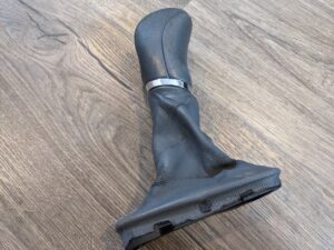 2001-2006 Mercedes W203 C Class C230 C320 C280 Leather Shift Boot Grey A2032673611