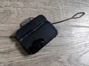 2006-2009 BMW E90 325 330 328 Rear Bumper Tow Hook Cap Blue 7116690